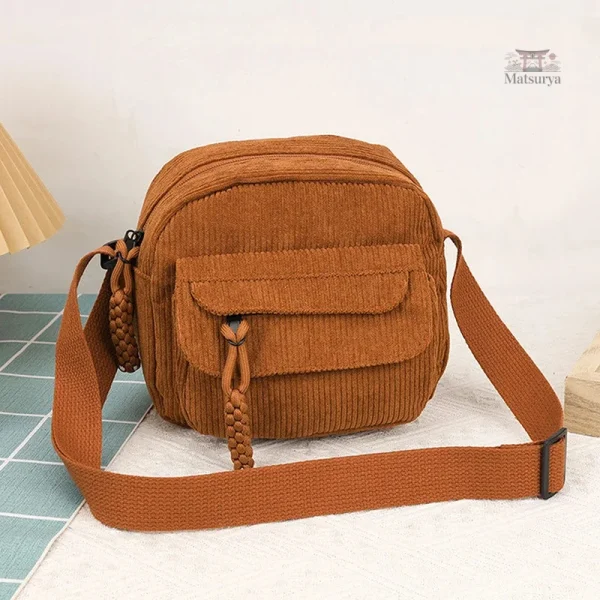 Sac à bandoulière compact au design japonais traditionnel