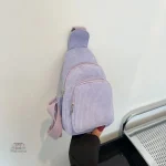 Sac en velours côtelé pour un look chic