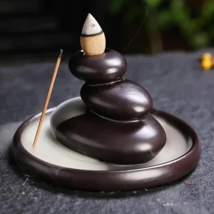 Petite cascade à encens élégante pour ambiance zen