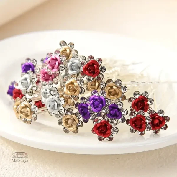 Accessoire capillaire japonais élégant et coloré