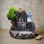 Petite fontaine à encens décorative pour une ambiance zen