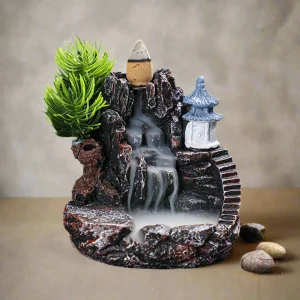 Petite fontaine à encens décorative pour une ambiance zen