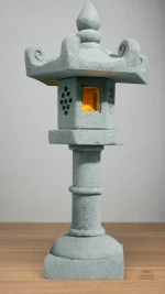 Statue en pierre, symbole de culture japonaise