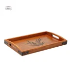 Accessoire de thé japonais en bois naturel