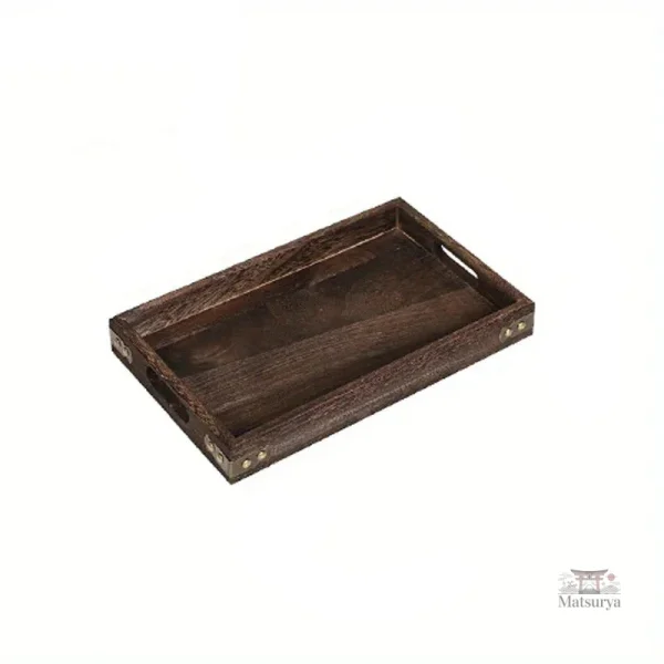 Plateau élégant pour thé japonais en bois