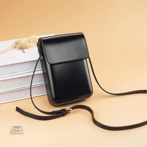 Sac bandoulière en cuir japonais pour un style pratique