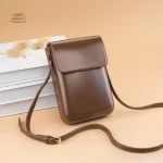 Pochette moderne en cuir japonais pour téléphone portable