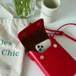 Bandoulière en cuir japonais pour un transport facile de téléphone