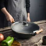 Poêle en fonte pour cuisine japonaise