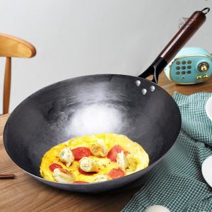 Poêle Wok Japonais en acier pour une cuisson parfaite
