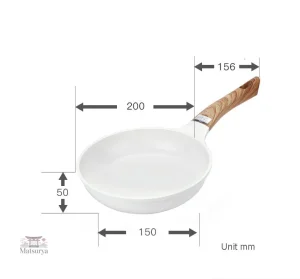 Poêle japonaise pour des plats savoureux