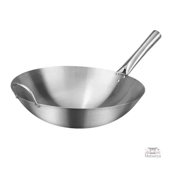 Wok en inox pour une cuisson saine et efficace