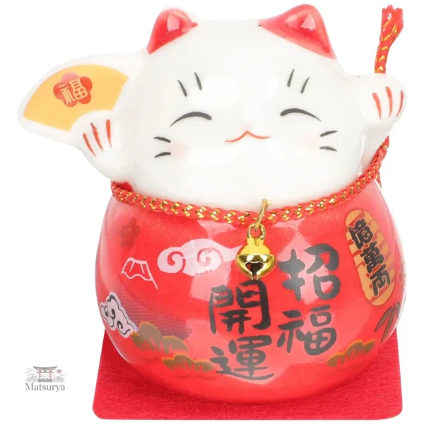 Maneki Neko porte bonheur symbolisant la prospérité