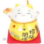 Porte bonheur Maneki Neko, attirant richesse et succès