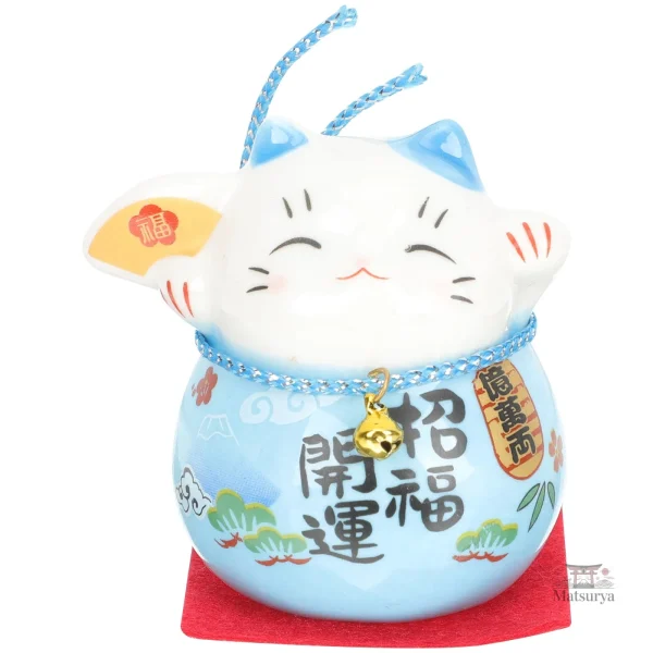 Maneki Neko traditionnel, élément décoratif japonais
