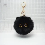 Porte-clé Japonais en forme de chat en peluche adorable