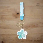 Porte-clé acrylique Sakura Japonais coloré et élégant
