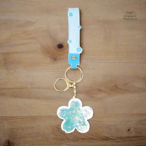Porte-clé acrylique Sakura Japonais coloré et élégant