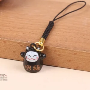 Porte-clef chat porte-bonheur Maneki Neko