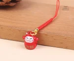 Porte-clef représentant un chat chanceux japonais