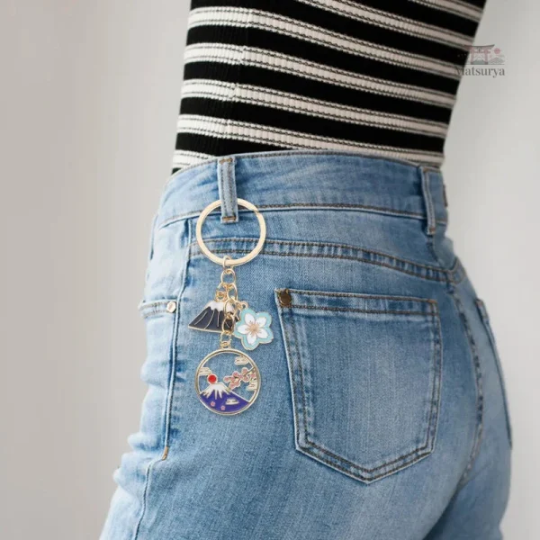 Accessoire porte-clef inspiré du Japon