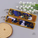 Porte-clef japonais avec motif traditionnel