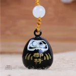 Porte-clef japonais en forme de Daruma