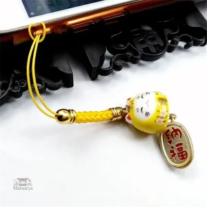 Porte-clef Japonais charmant pour attirer la chance