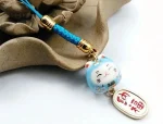 Élégant porte-clef Japonais porte-bonheur à offrir