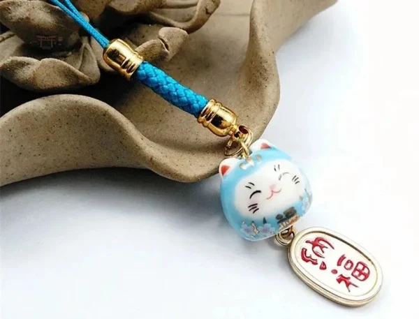 Élégant porte-clef Japonais porte-bonheur à offrir