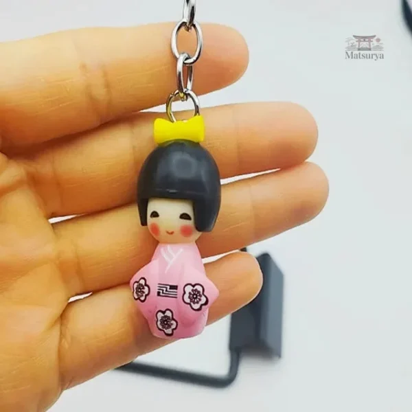 Porte-clef Kokeshi, symbole de la culture japonaise