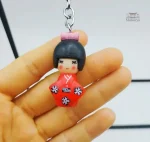 Porte-clef Kokeshi, objet décoratif japonais