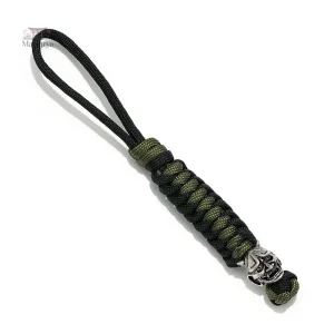 Porte-clef avec motif japonais de masque coloré