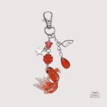 Porte-clés japonais, design inspiré des carpes Koi colorées