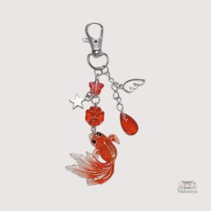 Porte-clés japonais, design inspiré des carpes Koi colorées