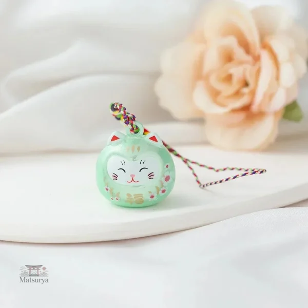 Porte-clés décoratif chat porte-bonheur japonais