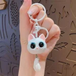 Porte-clés mignon représentant un chaton adorable