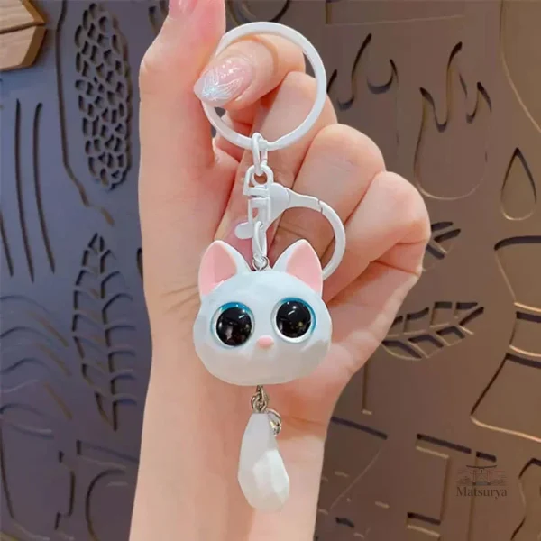 Porte-clés mignon représentant un chaton adorable