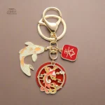 Porte-clés Koi Phénix Japonais en design élégant