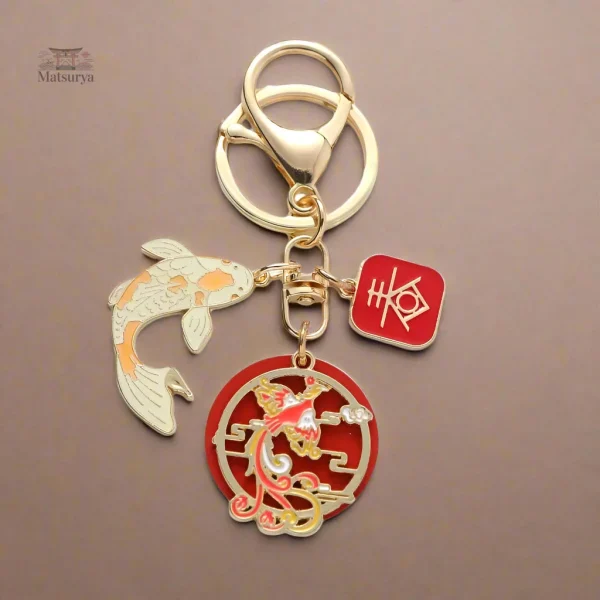 porte-cles-japonais-koi-phenix-1 Porte-clés Koi Phénix Japonais en design élégant