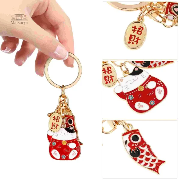 Accessoire porte-clés Maneki, inspiration japonaise et esthétique unique