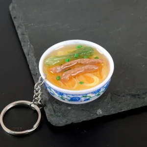 Porte-clés inspiré des nouilles japonaises