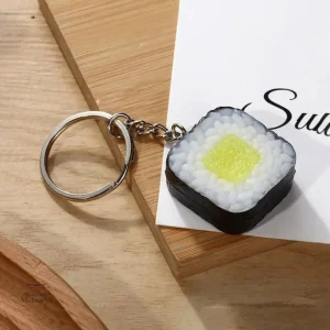 Porte-clés Japonais en forme de sushi créatif