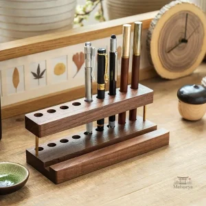 Porte-stylo japonais élégant pour bureau
