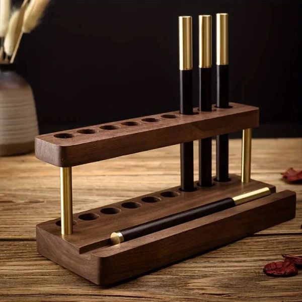 Accessoire de bureau japonais en bois