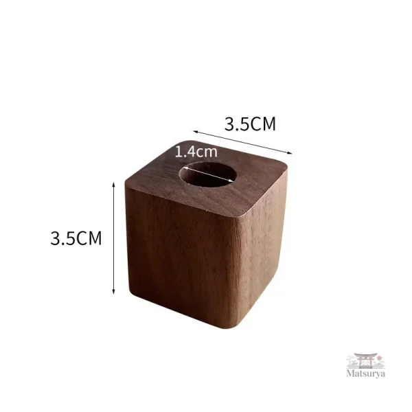 Élégant porte-stylo en bois, design japonais pour bureau
