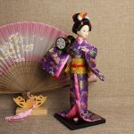 Poupée Traditionnelle Japonaise artisanale en bois