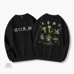 Pull à manches longues pour un look japonais chic