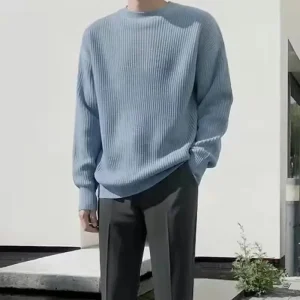Pull rétro pour homme, style japonais décontracté