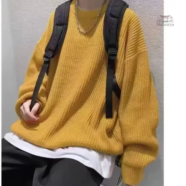Pull rétro japonais, pièce incontournable pour homme